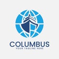 columbus logo icon template concept