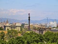 Columbus Monument in Barcelona Royalty Free Stock Photo