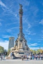 The Columbus Monument (Mirador de Colom) in Barcelona