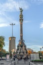 Columbus Monument at Portal de la Pau square in Barcelona