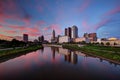 Columbus, Ohio cityscape Royalty Free Stock Photo