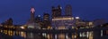 Columbus Ohio (panoramic) Royalty Free Stock Photo