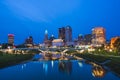 Columbus,ohio,usa. 9-11-17: beautiful columbus skyline at night