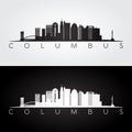 Columbus skyline silhouette.