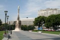 Columbus square in Madrid Royalty Free Stock Photo