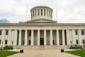 The Ohio Statehouse Horizontal Crop in the Downtown Urban Core of Columbus Royalty Free Stock Photo