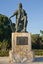 Columbus Statue at La Rabida Royalty Free Stock Photo