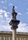 Column of Abundance in the Republic Square in Florence, region of Tuscany, Italy.