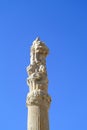 Column of ancient city, Persepolis, Shiraz, Iran. Royalty Free Stock Photo