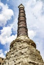 The Column of Constantine, also known as `Cemberlitas`. Royalty Free Stock Photo