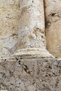 Column detail. Tomb of Zechariah. Jerusalem, Israel