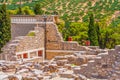 Column gallery of Knossos Royalty Free Stock Photo