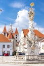 Column of Holy Trinity, Eggenburg, Lower Austria, Austria Royalty Free Stock Photo
