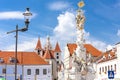 Column of Holy Trinity, Eggenburg, Lower Austria, Austria Royalty Free Stock Photo