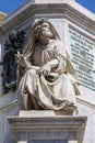 The Column of the Immaculate Conception, Piazza Mignanelli, Rome Royalty Free Stock Photo