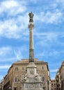 The Column of the Immaculate Conception, Rome Royalty Free Stock Photo