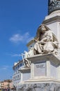 The Column of the Immaculate Conception, Piazza Mignanelli, Rome Royalty Free Stock Photo