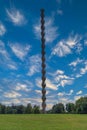 Column of Infinite made by Constantin Brancusi in Targu Jiu, Romania Royalty Free Stock Photo