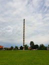 The Column of the Infinty in Targu-Jiu City, Romania. Royalty Free Stock Photo