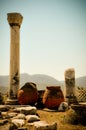 Column and Jars in Ephesus