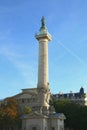 Column place de la Nation in Paris Royalty Free Stock Photo