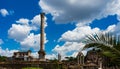 Column in roma ruins