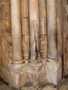 Column of Sacred Fire in Church of the Resurrection. Jerusalem, Israel