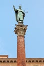 Column of Saint Dominic, Bologna, Italy Royalty Free Stock Photo