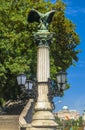 Column with a sculpture of an eagle at the top Royalty Free Stock Photo