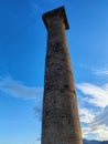 Column on Severan Bridge Royalty Free Stock Photo