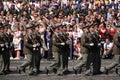 A column of soldiers of the Czech Republic at the celebration of 30 years of independence of Ukraine