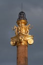 Column at sunset, Vienna.