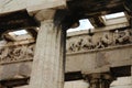 Column of Temple of Hephaestus in Ancient Agora of Athens