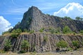 Columnar basalt, Hegyesko, Hungary Royalty Free Stock Photo