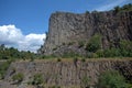 Columnar basalt, Hegyesko, Hungary Royalty Free Stock Photo