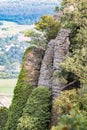 Columnar basalt at Hungary Royalty Free Stock Photo