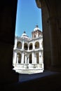 Columnas y Fuente en el Convento de Santo Domingo en Oaxaca