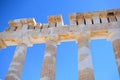 Columns of the Acropolis. Greece