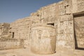 Columns in an ancient egyptian temple Royalty Free Stock Photo