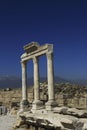 Columns of the ancient Laodicea Royalty Free Stock Photo