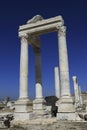 Columns of the ancient Laodicea Royalty Free Stock Photo