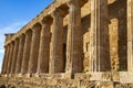 Columns of the ancient ruins of the greek temple of Segesta