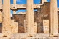 Columns of ancient temple of Aphaea Royalty Free Stock Photo