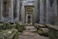 Columns and arches, Angkor Wat, Cambodia Royalty Free Stock Photo