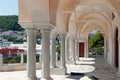 Byzantine Church of Agia Triada in Lefkes on Paros Island, Cyclades, Greece Royalty Free Stock Photo