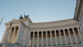 Columns and architecture of the Altare della patria, Rome