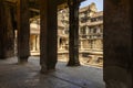 Columns of Angkor Wat, in Cambodia Royalty Free Stock Photo