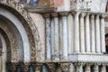 Columns on Basilica of Saint Mark Royalty Free Stock Photo