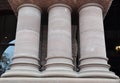 Columns of a building Royalty Free Stock Photo