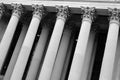 Columns for Building Old Detail Architecture Royalty Free Stock Photo